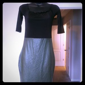 Green/Black Mini Dress